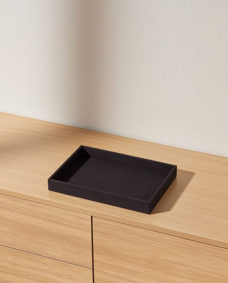 Open fire-safe tray