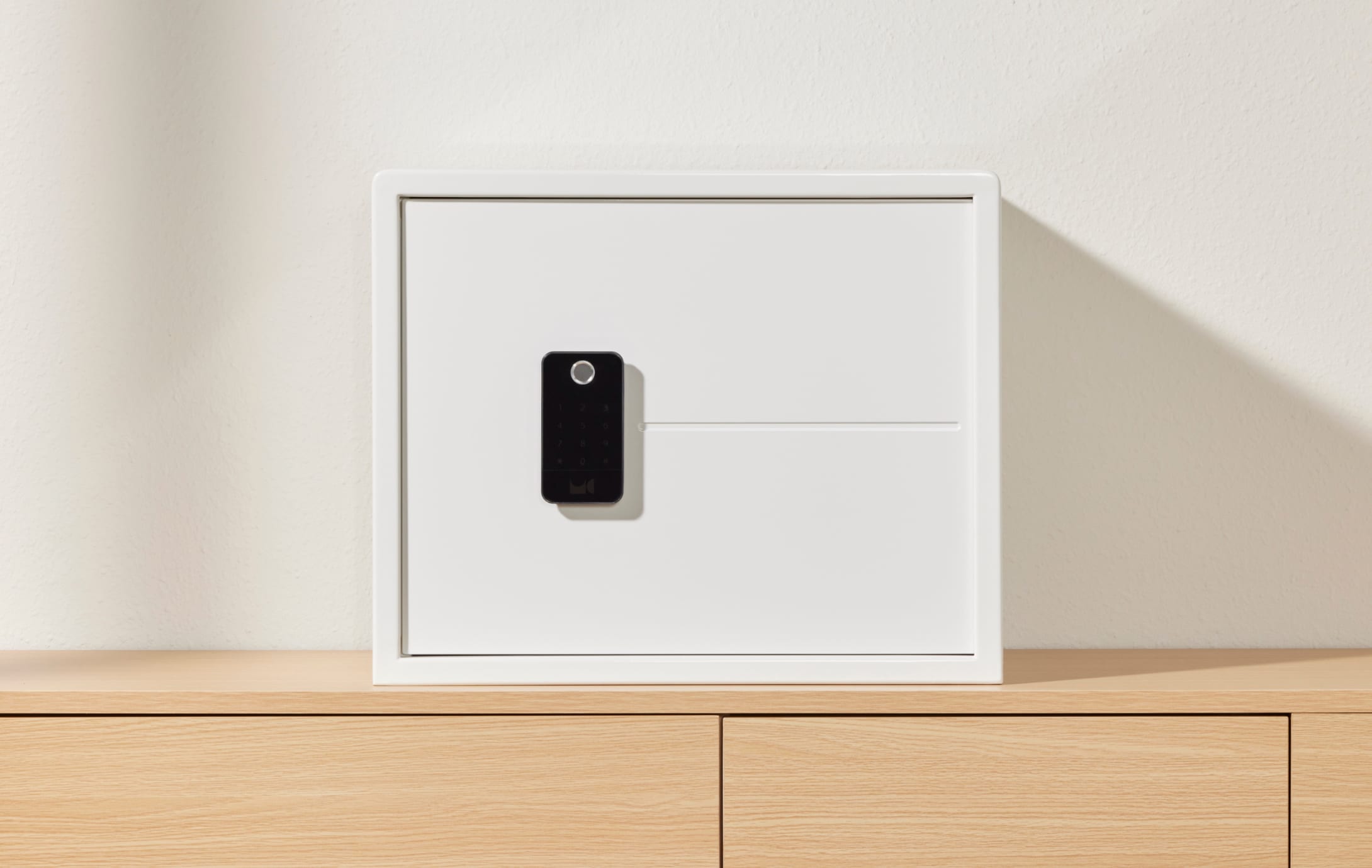 A white Biocube Plus sitting at a straight angle