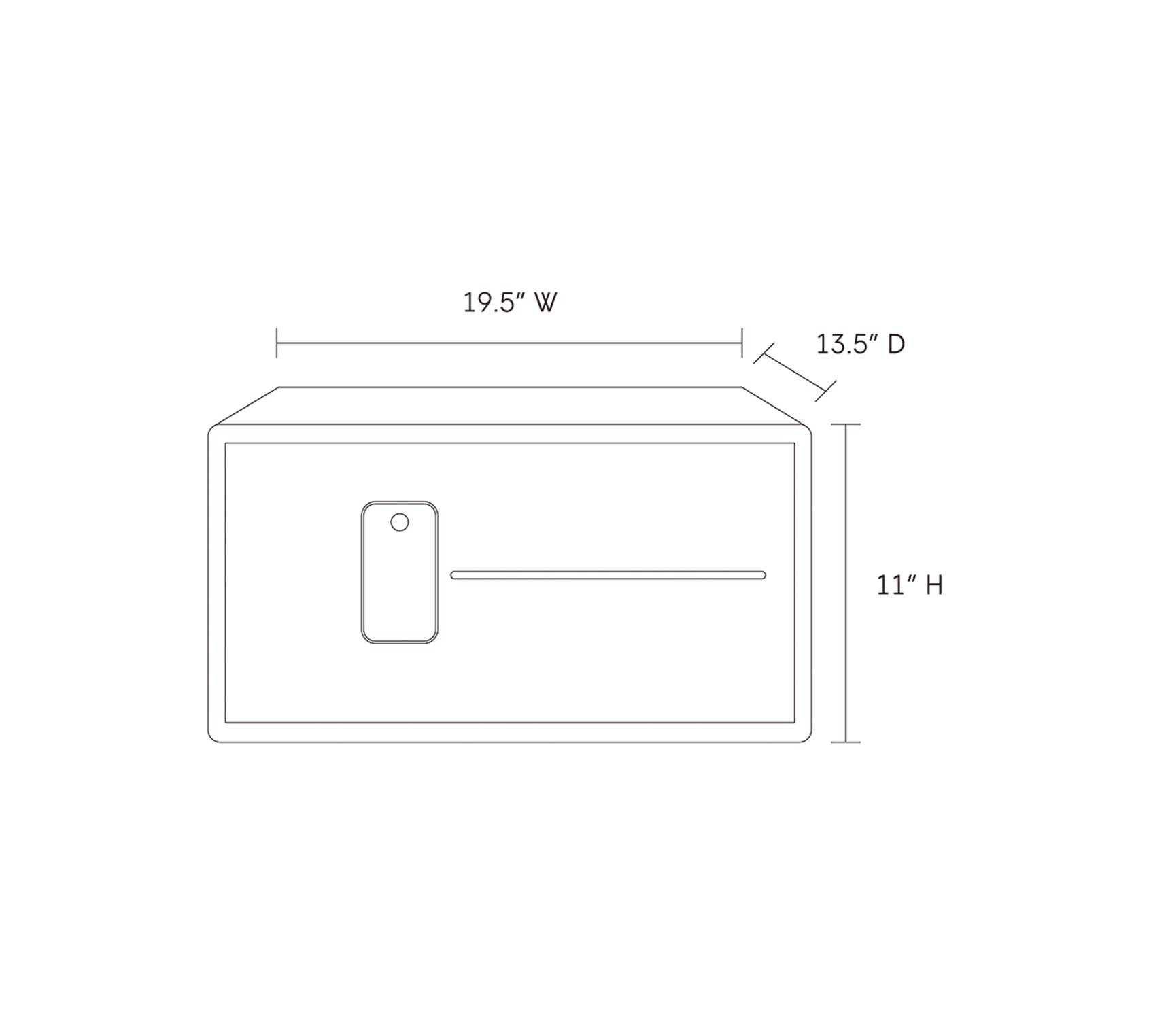 Dimensions of a Biocube, 19.5